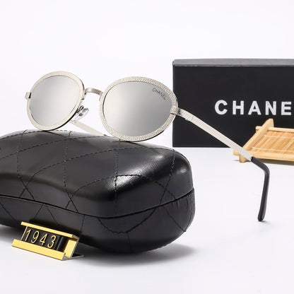 5 Colors Stylish Oval Sunglasses  — 1943
