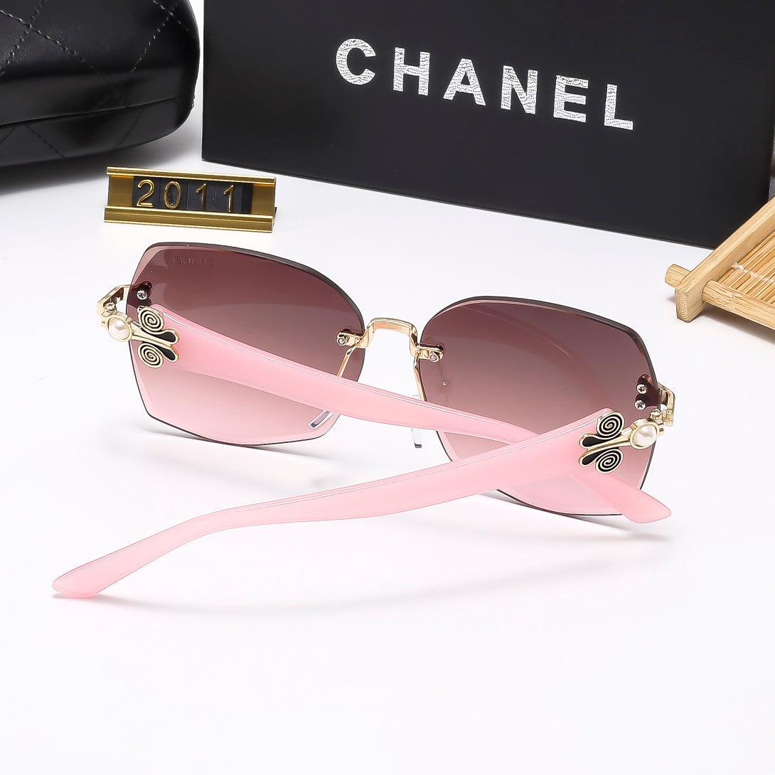 5 Colors Stylish Square Frameless Sunglasses — 2010