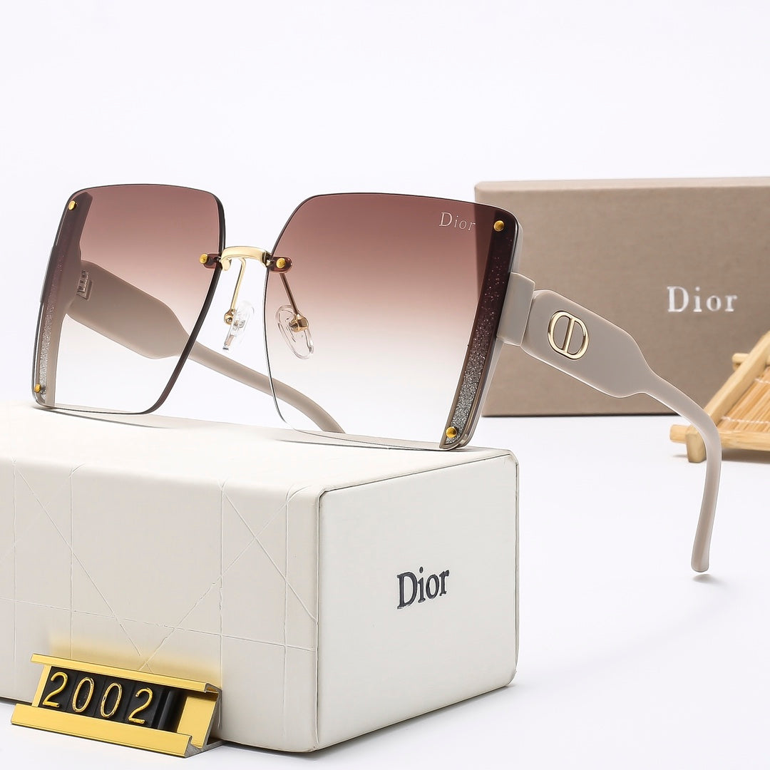 4 Colors Stylish Square Frameless Sunglasses  — 2002