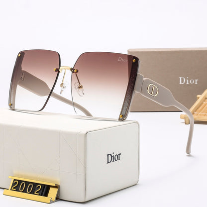 4 Colors Stylish Square Frameless Sunglasses  — 2002