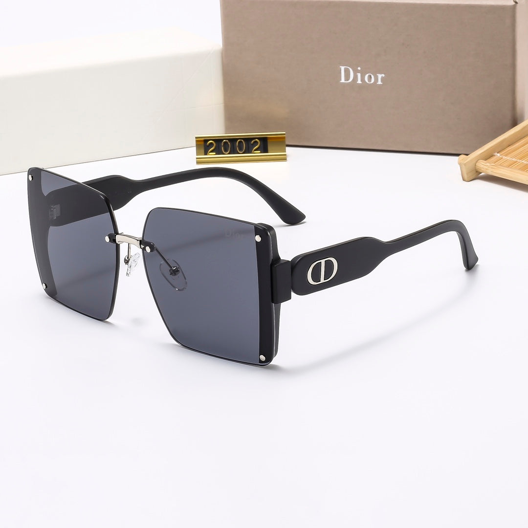 4 Colors Stylish Square Frameless Sunglasses  — 2002