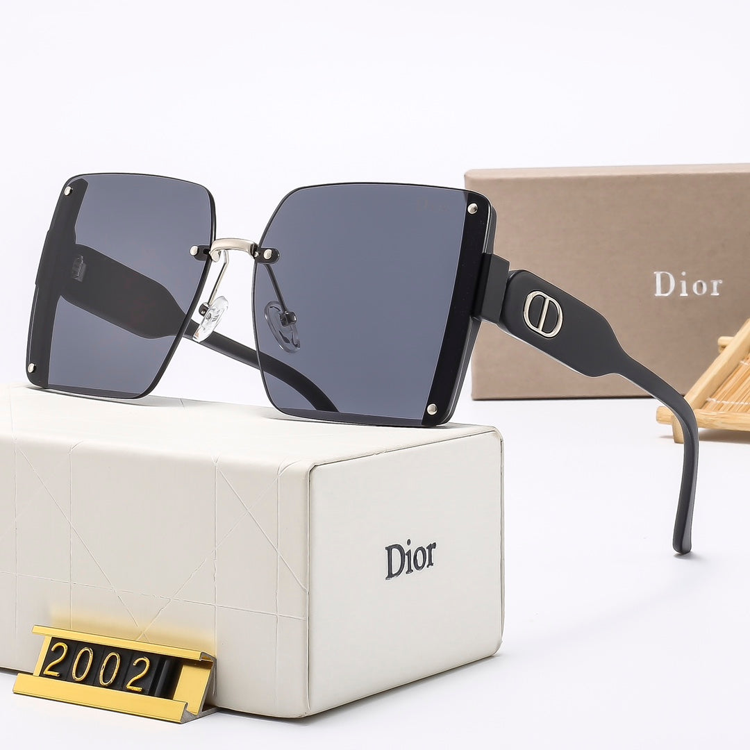 4 Colors Stylish Square Frameless Sunglasses  — 2002