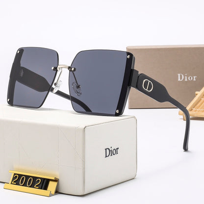 4 Colors Stylish Square Frameless Sunglasses  — 2002