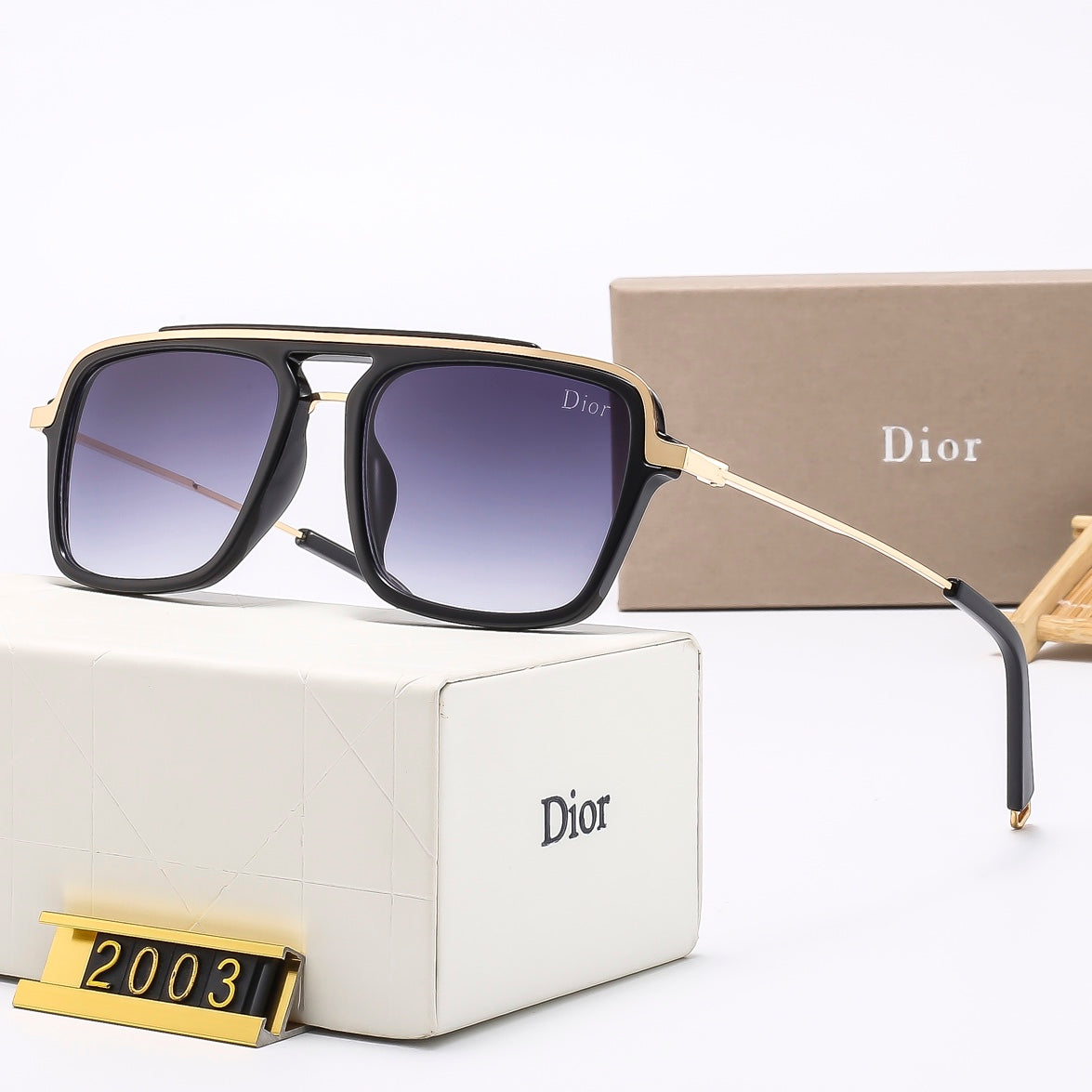 6 Colors Stylish Square Sunglasses  — 2003