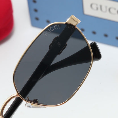 5-Color Stylish Sunglasses with Decorated Temples—30691