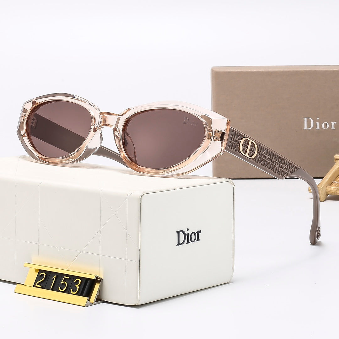 5 Colors Stylish Oval Sunglasses  — 2153