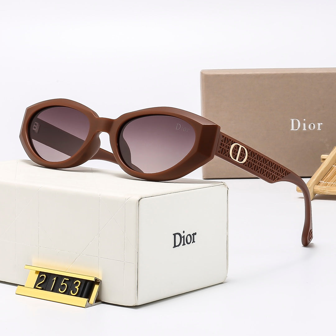 5 Colors Stylish Oval Sunglasses  — 2153