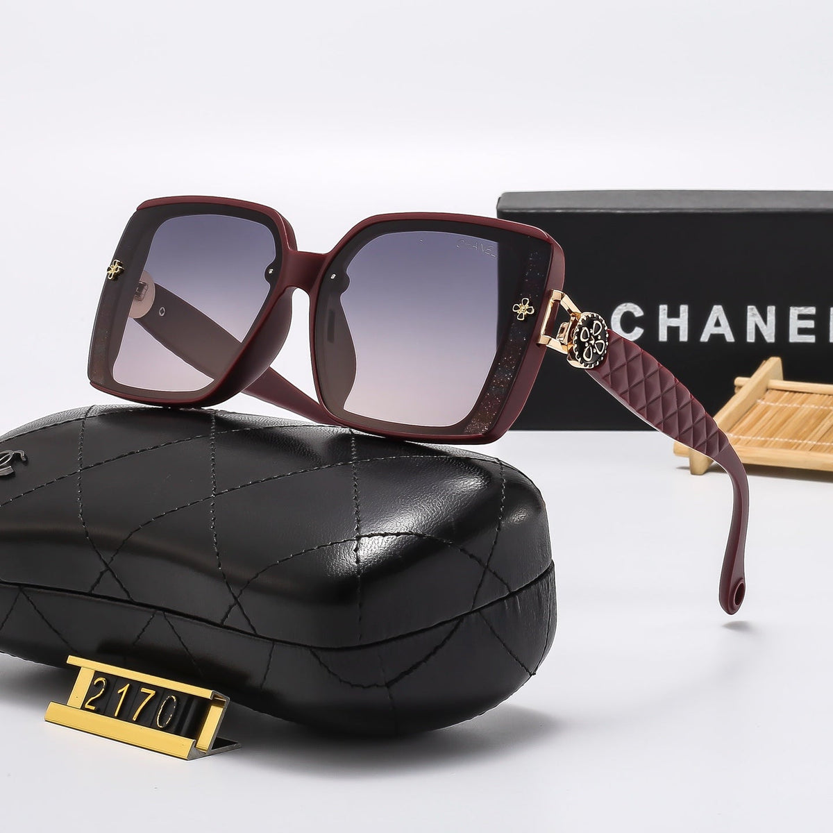 4 Colors Stylish Square-Frame Sunglasses — 2170