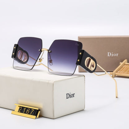 6-Color Stylish Square Frameless Sunglasses—2167