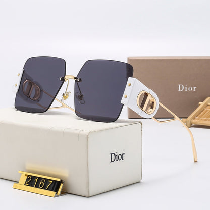 6-Color Stylish Square Frameless Sunglasses—2167