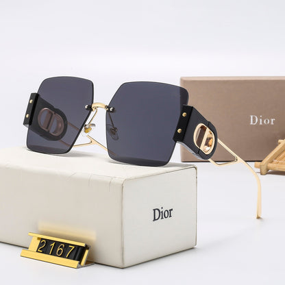 6-Color Stylish Square Frameless Sunglasses—2167