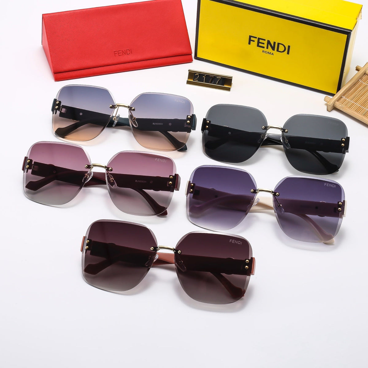 5 Colors Fashion Sunglasses—2177