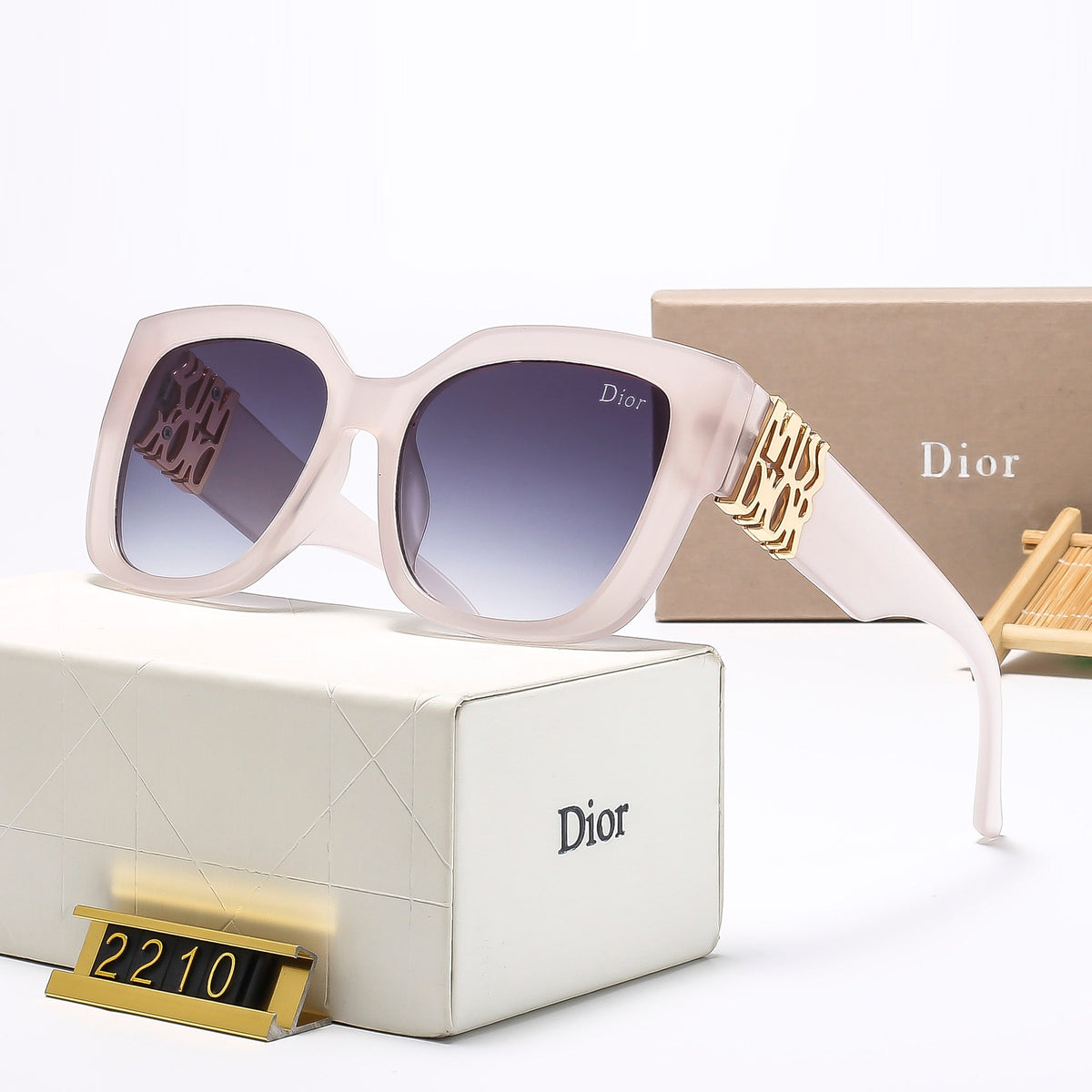 6 Colors Stylish Square-Frame Sunglasses — 2210