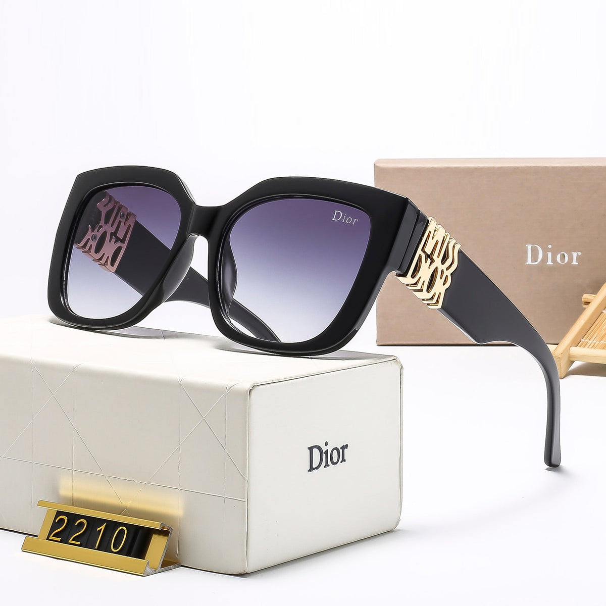 6 Colors Stylish Square-Frame Sunglasses — 2210