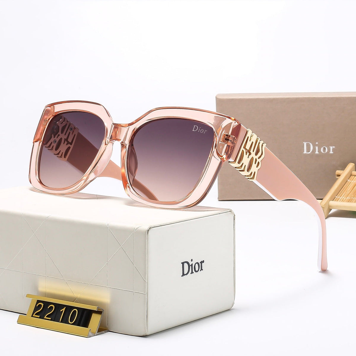 6 Colors Stylish Square-Frame Sunglasses — 2210