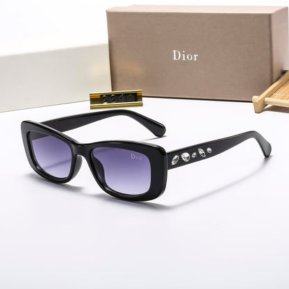 6-Color Stylish Diamond-Embellished Sunglasses—2211