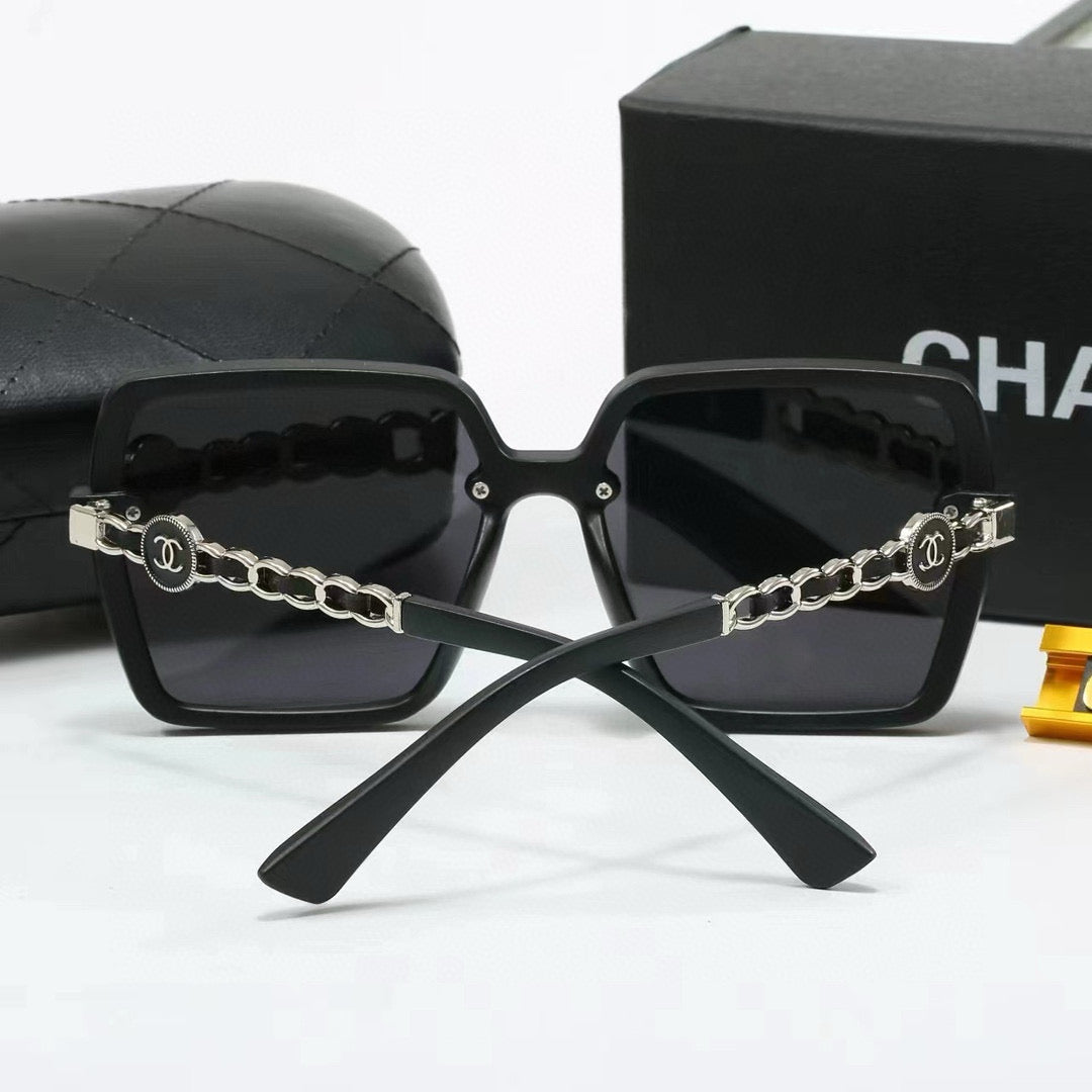 5 Colors Stylish Square Chain-Frame Sunglasses  — 6267