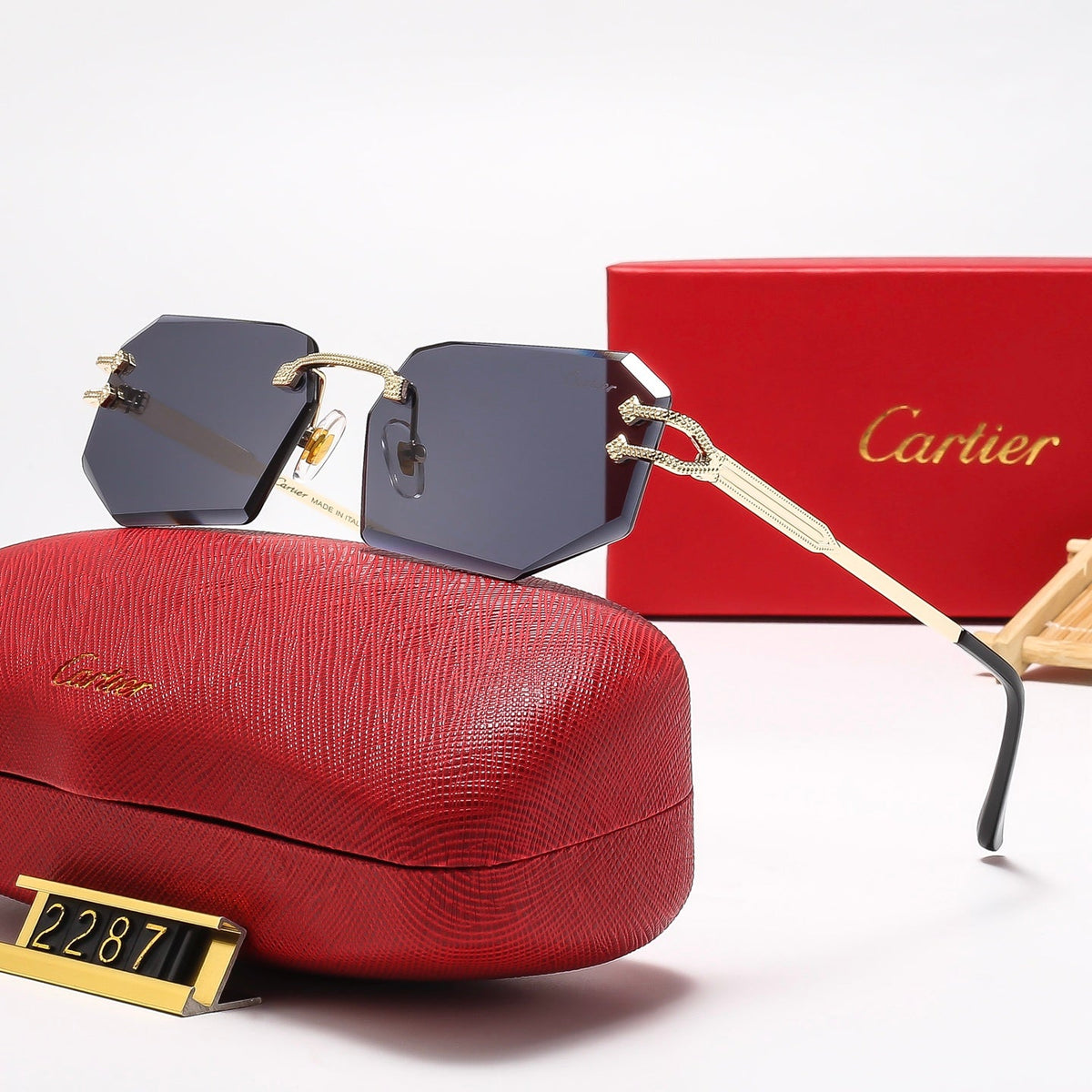 Irregular6 Colors Fashion Sunglasses—2287