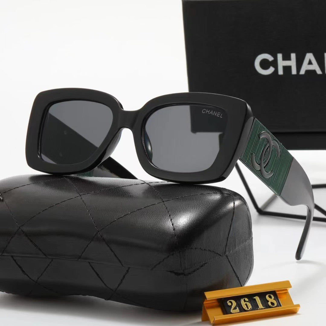 Stylish 5-color dual-tone frame sunglasses — 2618