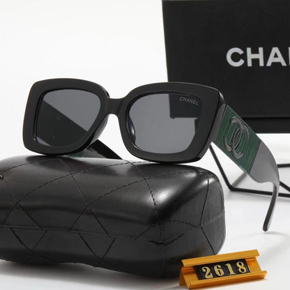 Stylish 5-color dual-tone frame sunglasses — 2618