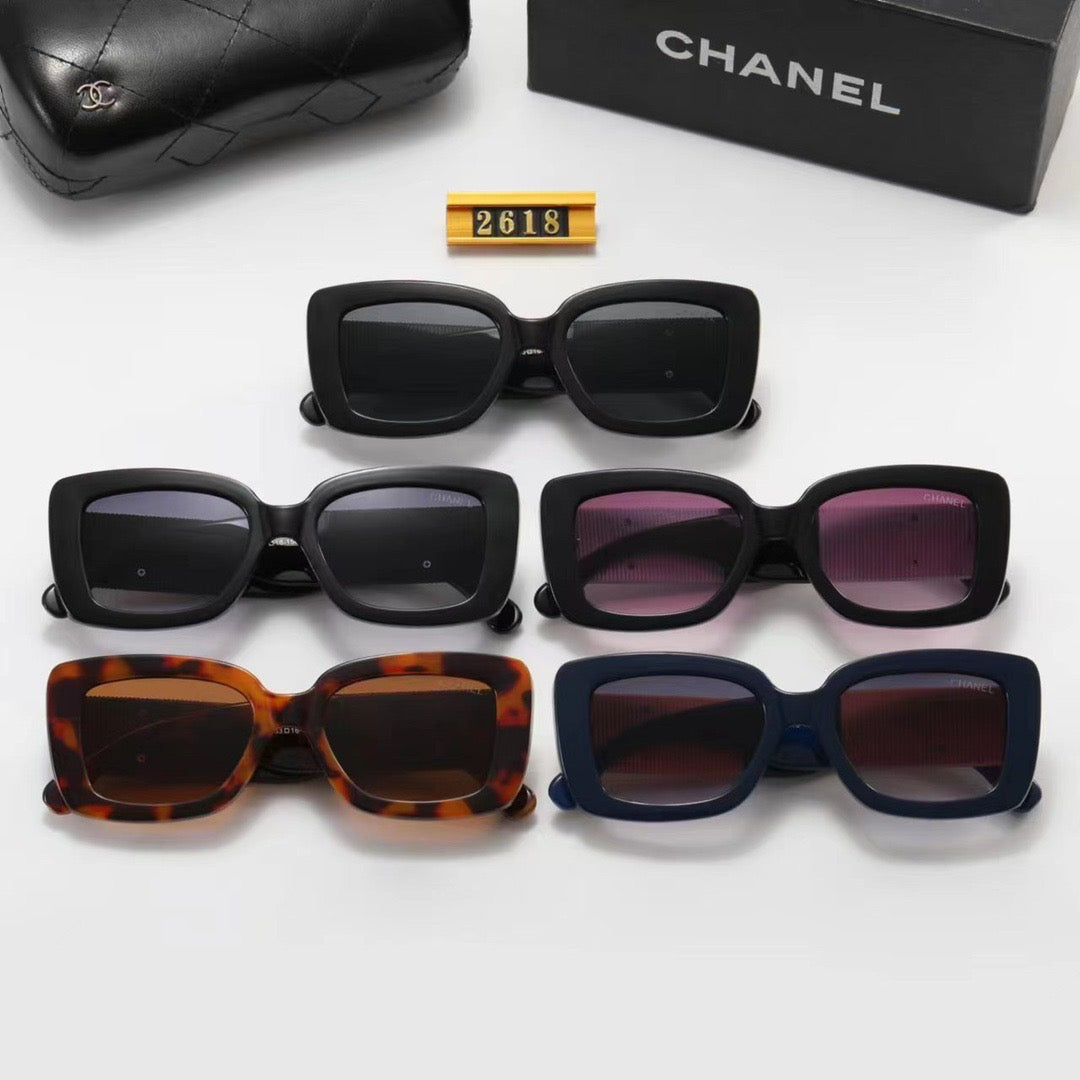 Stylish 5-color dual-tone frame sunglasses — 2618