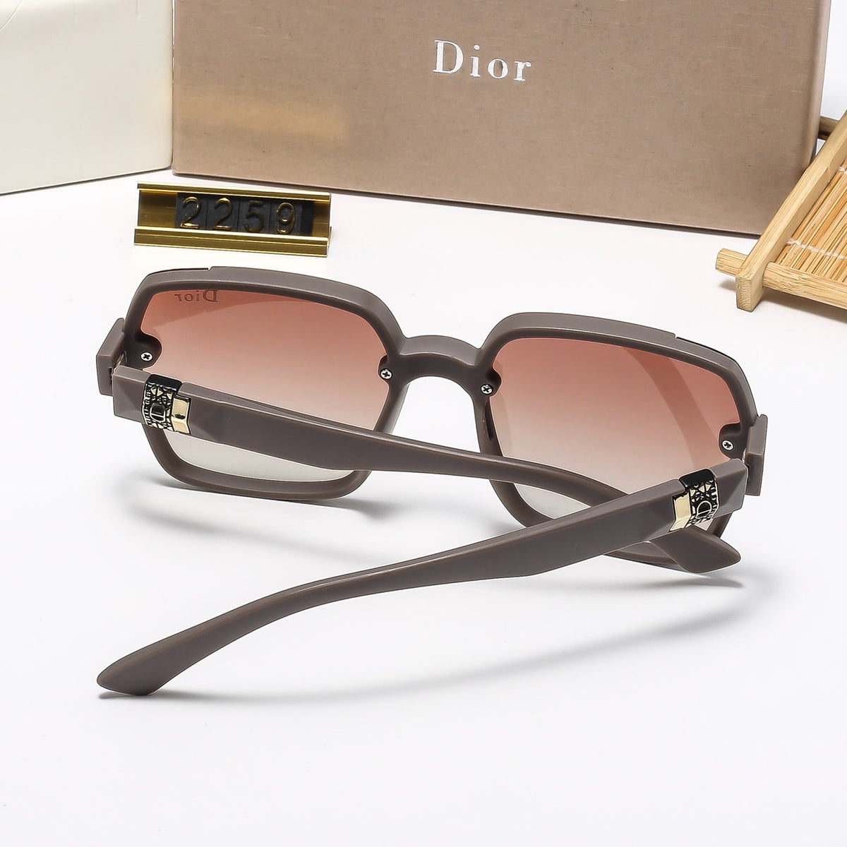 5 Colors Stylish Large Square Sunglasses  — 2259