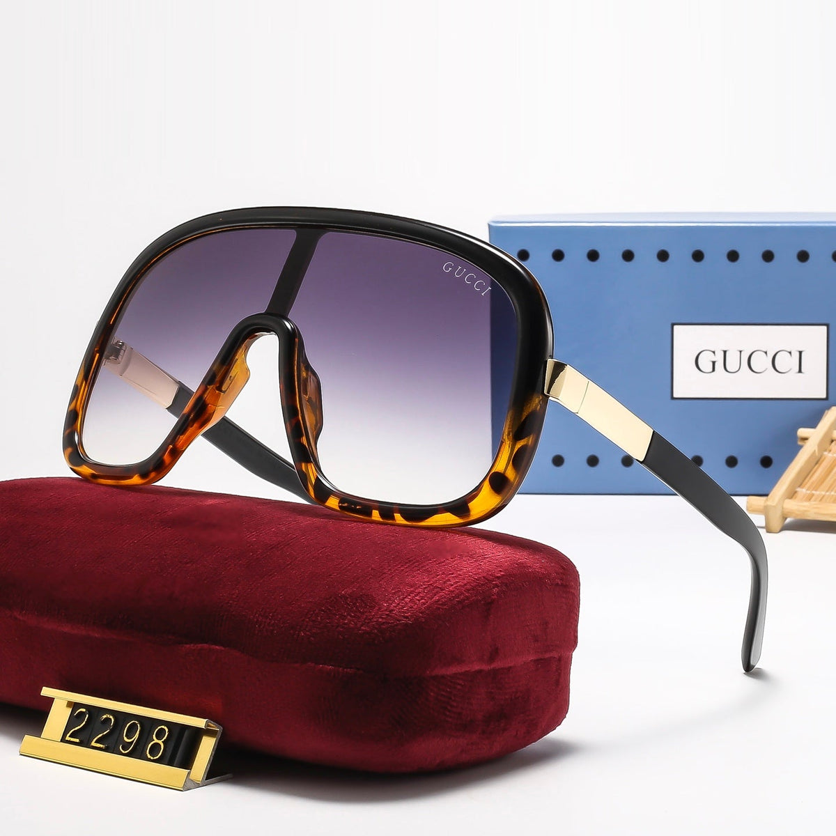 Big Frame Unique 7 Colors Fashion Sunglasses—2298