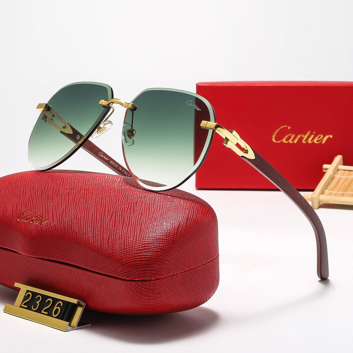 5 Colors Cool Fashion Oval Sunglasses 2326