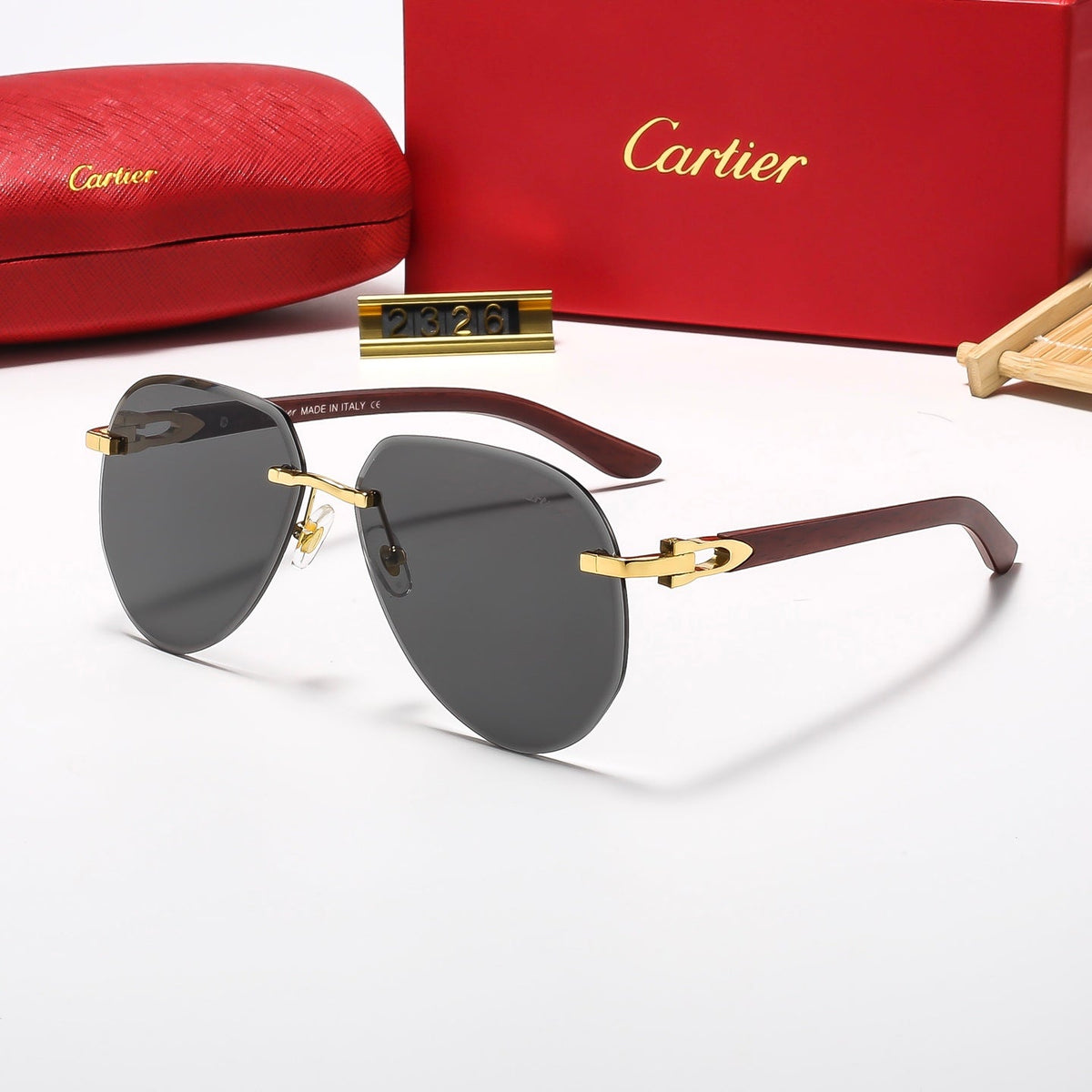 5 Colors Cool Fashion Oval Sunglasses 2326