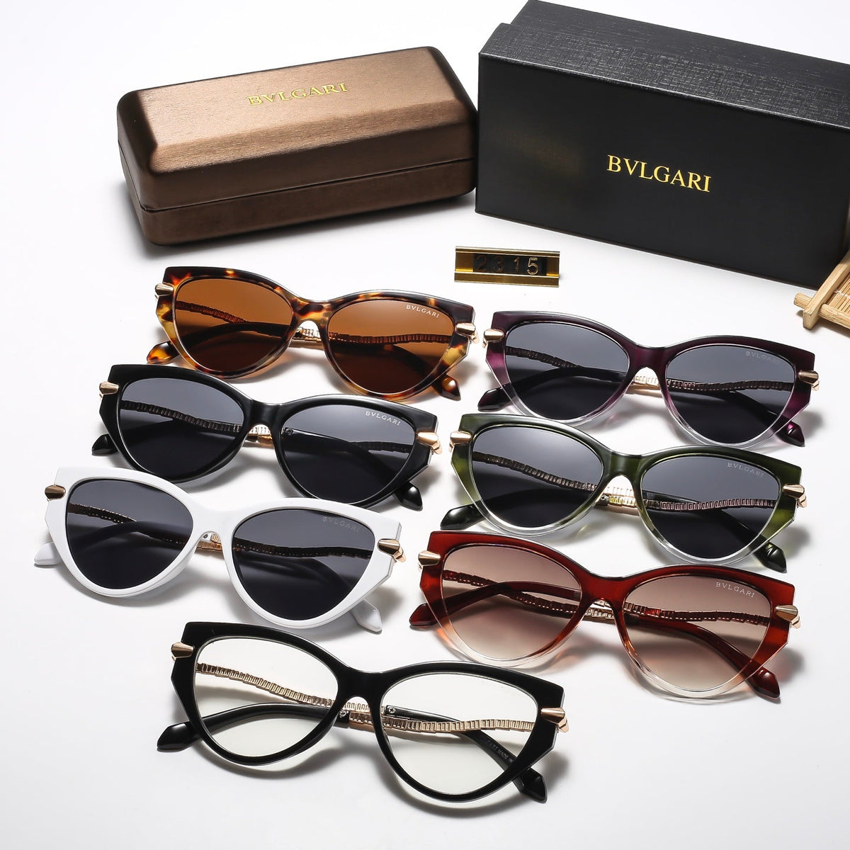 7-Color Stylish Triangular Sunglasses—2315