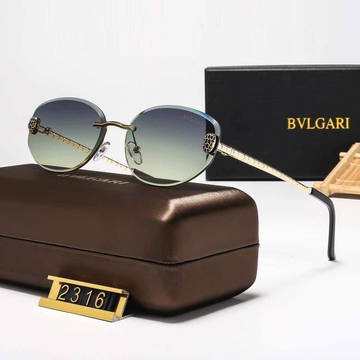 5-Color Stylish Oval Sunglasses—2316