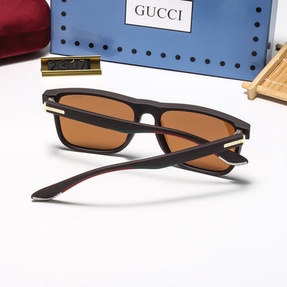 4 Colors Fashion Square-Framed Polarized Sunglasses—2318