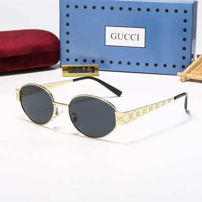 5 Colors Fashion Oval Sunglasses—2318