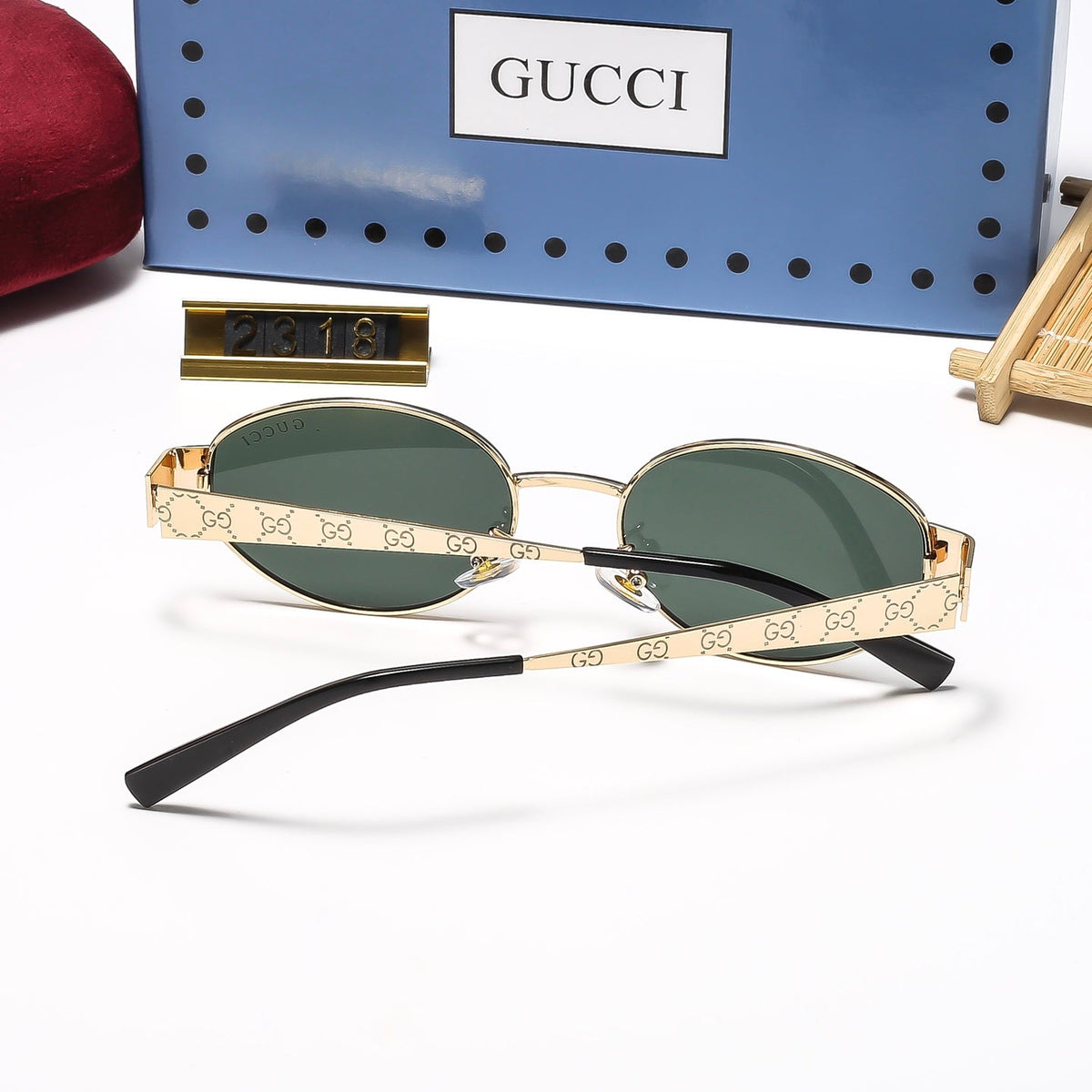 5 Colors Fashion Oval Sunglasses—2318