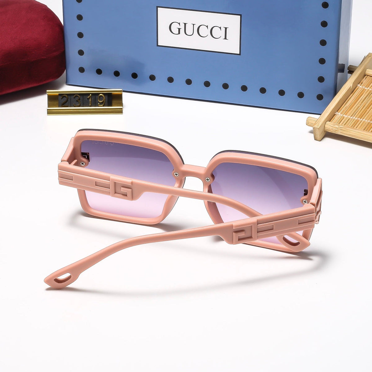 6 Colors Fashion Square-framed Sunglasses—2319