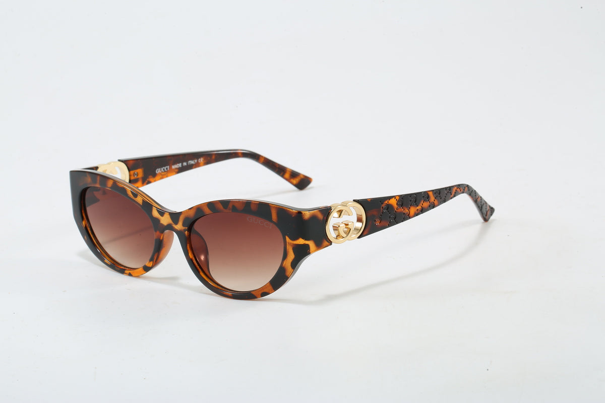 7-Color Stylish Printed Sunglasses with Temples—9701
