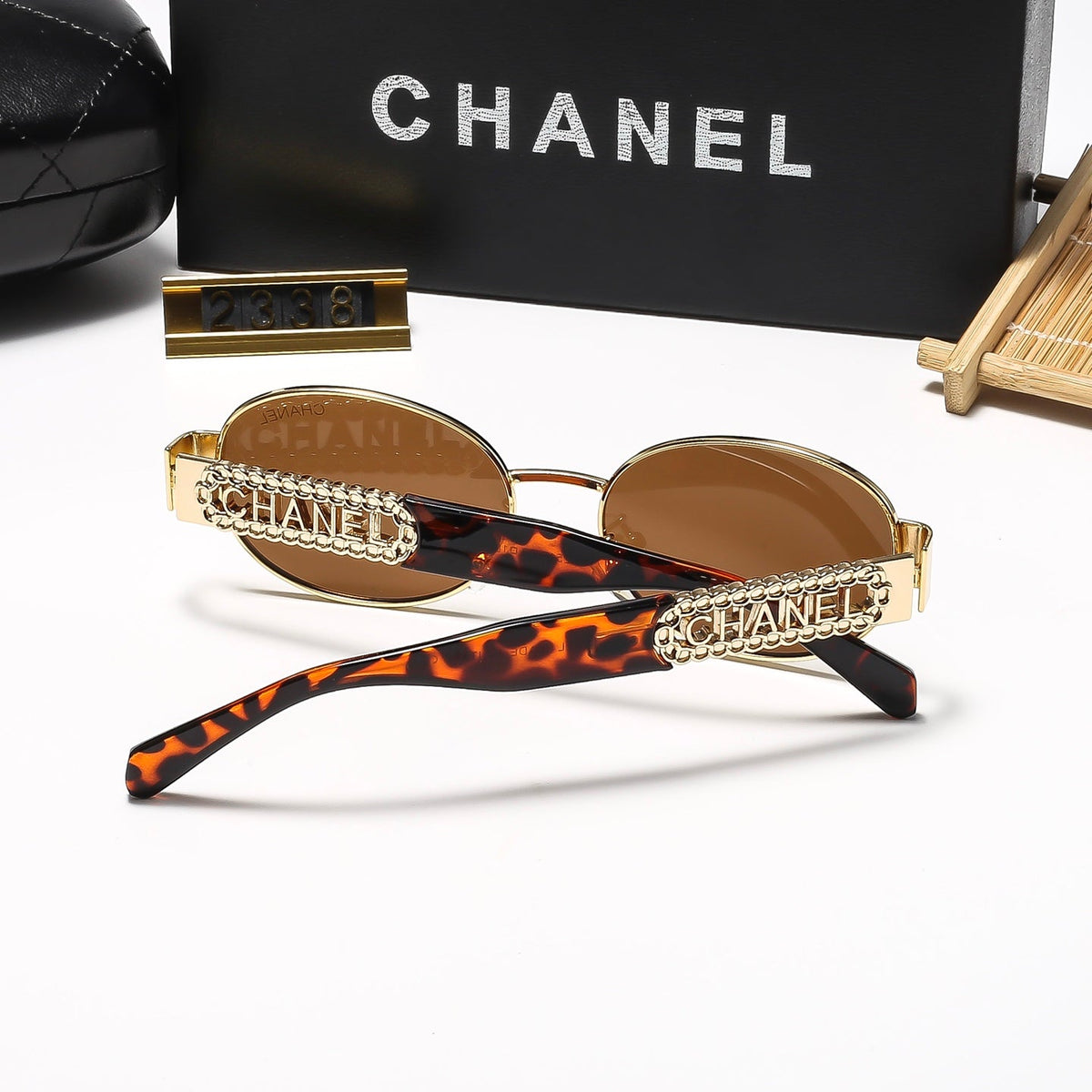 6 Colors Stylish Round Sunglasses with Letter Decoration  — 2338