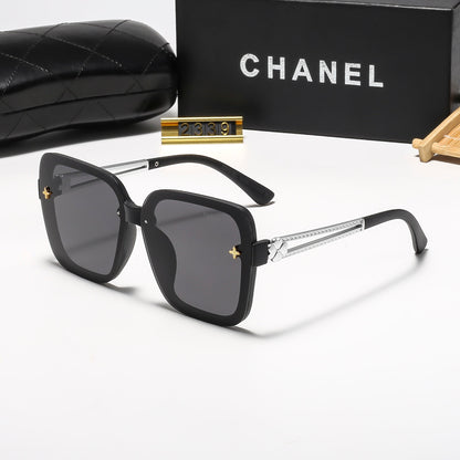 5-Color Stylish Sunglasses with Metallic Trim — 2339