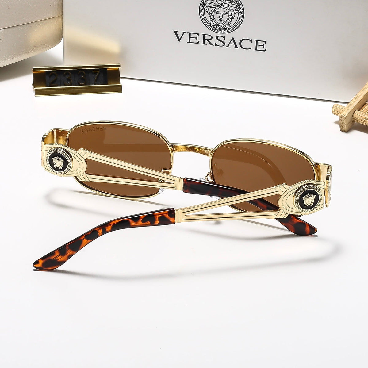 6 Colors oval mental Fashion Sunglasses—2336
