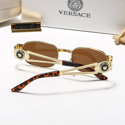 6 Colors oval mental Fashion Sunglasses—2336