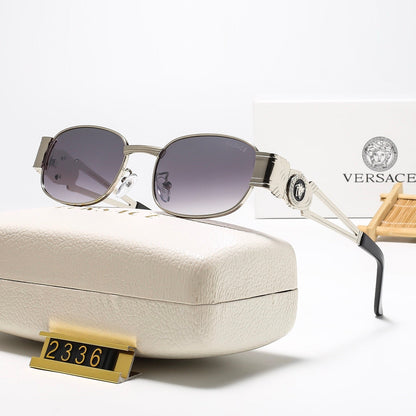 6 Colors oval mental Fashion Sunglasses—2336