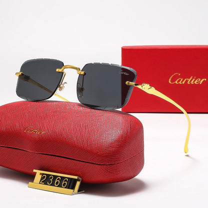 Diamond-cut Leopard 7 Colors Fashion Sunglasses—2365
