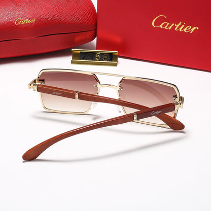 6 Colors Square mental Sunglasses—2357