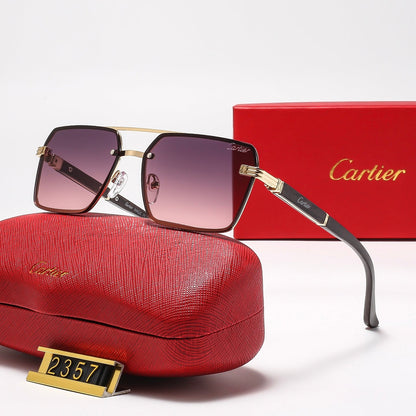 6 Colors Square mental Sunglasses—2357