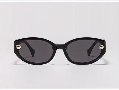 5-Color Stylish Hollow-Out Decorated Temple Sunglasses - 3504