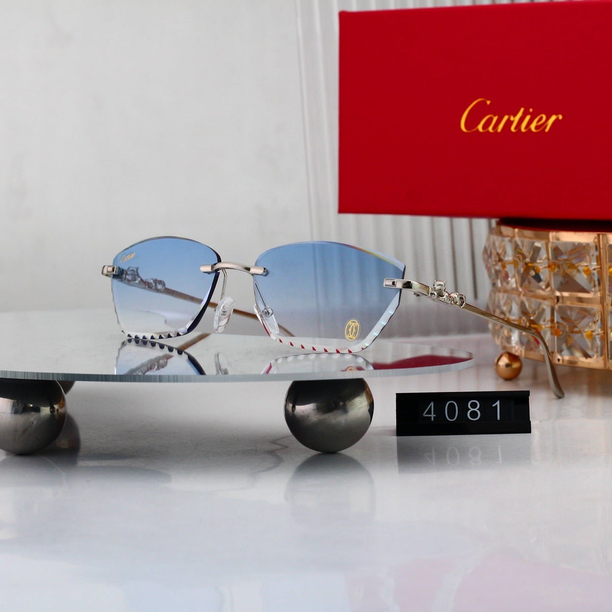 8-Color Fashion Diamond-Cut Sunglasses—4081
