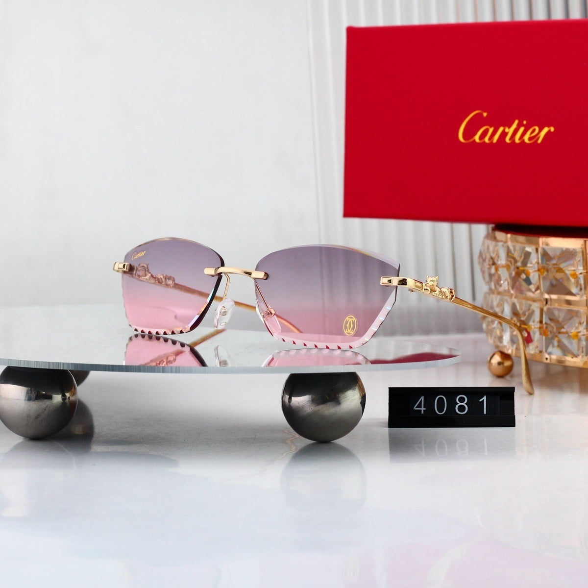 8-Color Fashion Diamond-Cut Sunglasses—4081