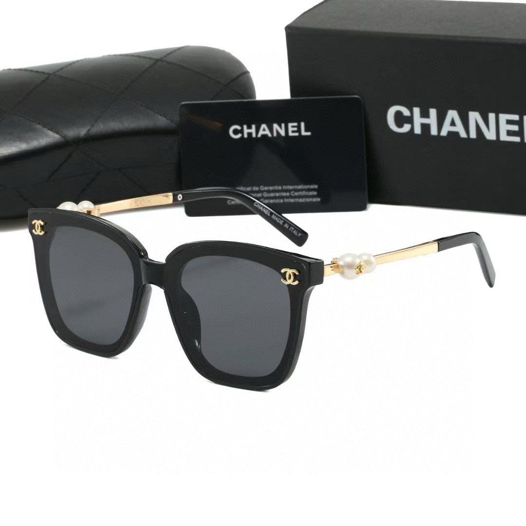6-Color Fashion Pearl-Embellished Sunglasses—2314