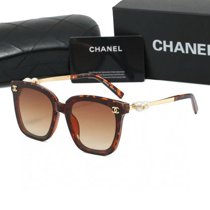 6-Color Fashion Pearl-Embellished Sunglasses—2314