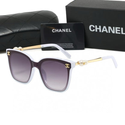 6-Color Fashion Pearl-Embellished Sunglasses—2314